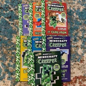 Diary of a minecraft creeper, books 1-7